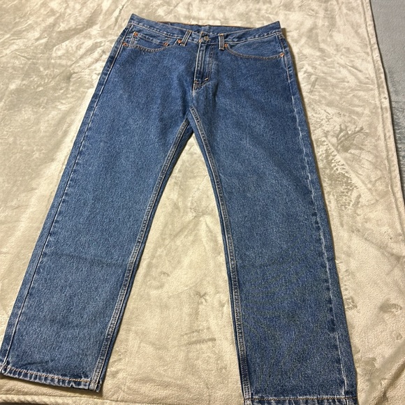 Levi’s Men’s 505 Regular Fit Jeans Size 34-29 - Picture 2 of 9